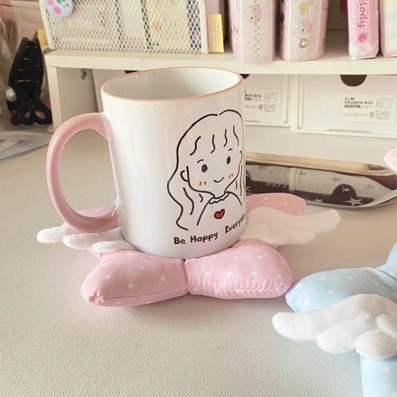 Cute Polka Dot Insulated Coast - Desk Setup Girl 评论和价格