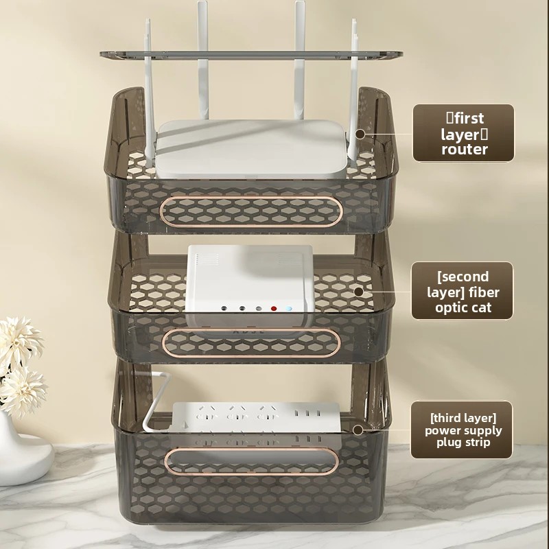 WiFi Wireless Router Storage B - Cable Box Organizer 评论和价格
