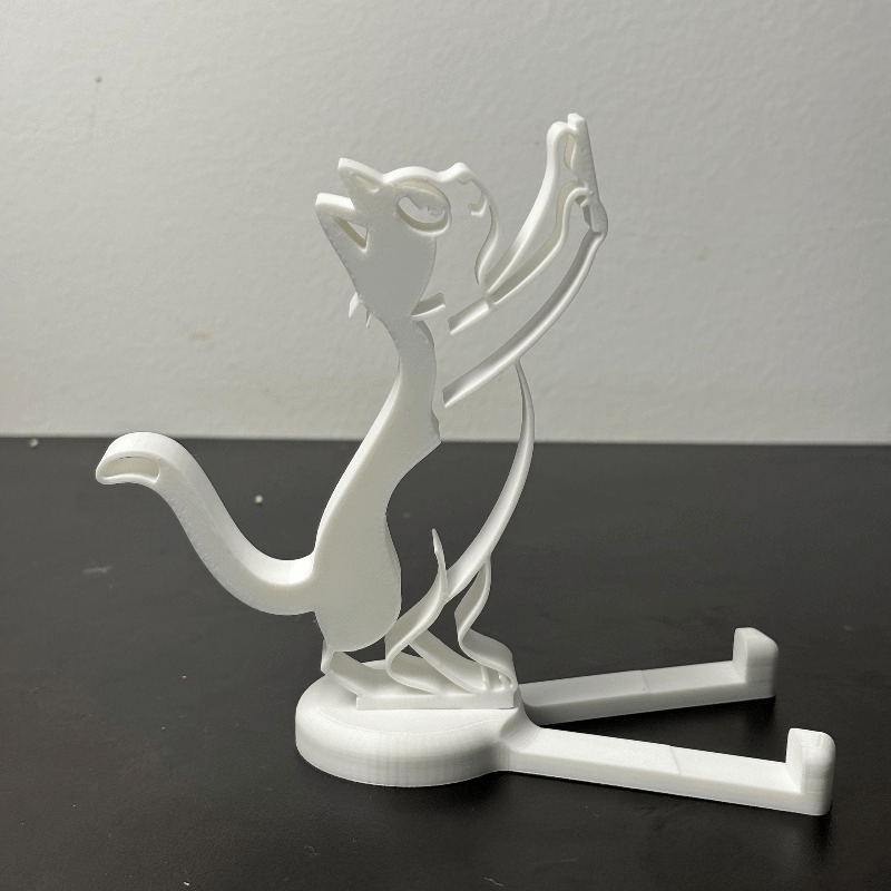 Abstract Hollow Line Cat Phone - Desk Setup Cute 评论和价格