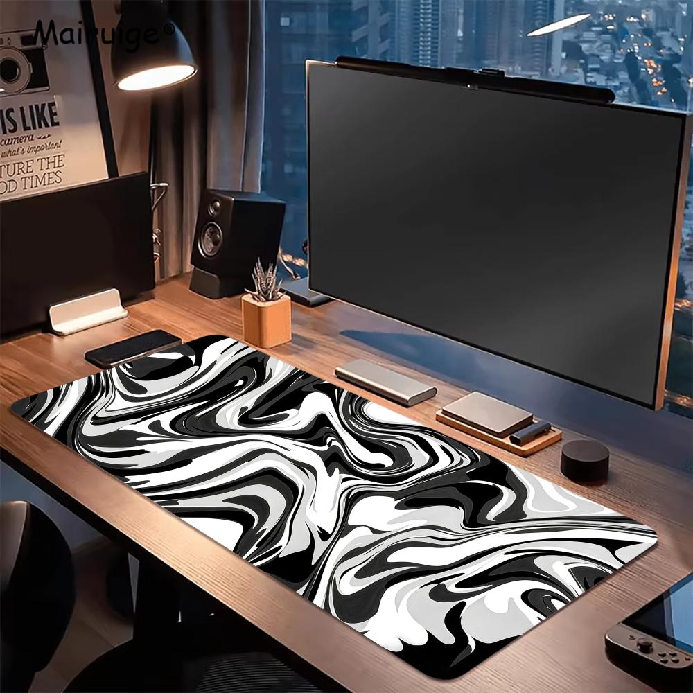 Abstract Fluid Non Slip Rubber - Desk Setup Gaming And Work 评论和价格