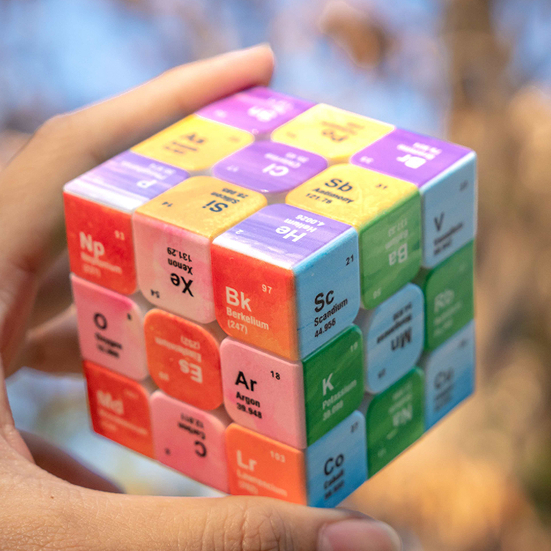 Periodic Table 3x3 Speed Cube  - Desk Setup Girl 评论和价格