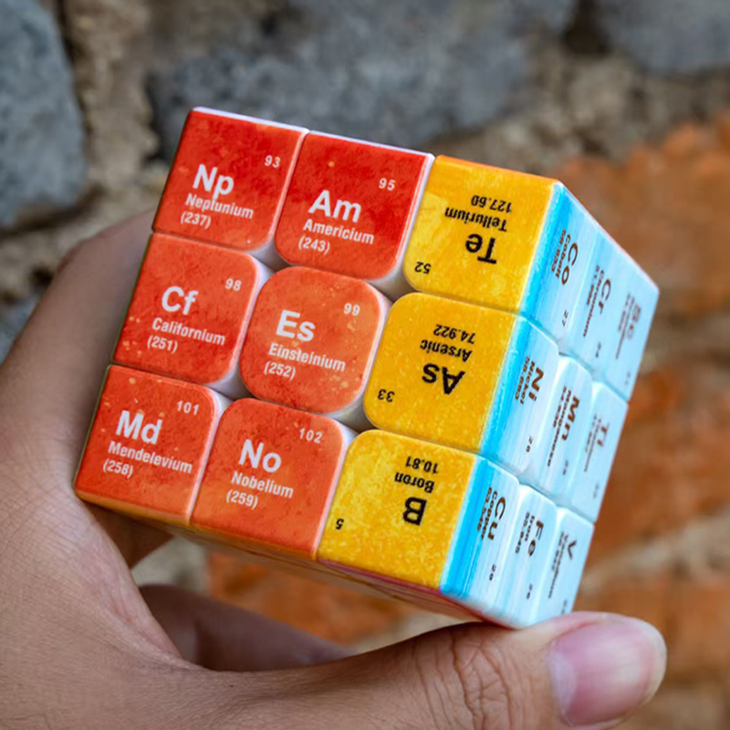 Periodic Table 3x3 Speed Cube  - Desk Setup Girl 评论和价格