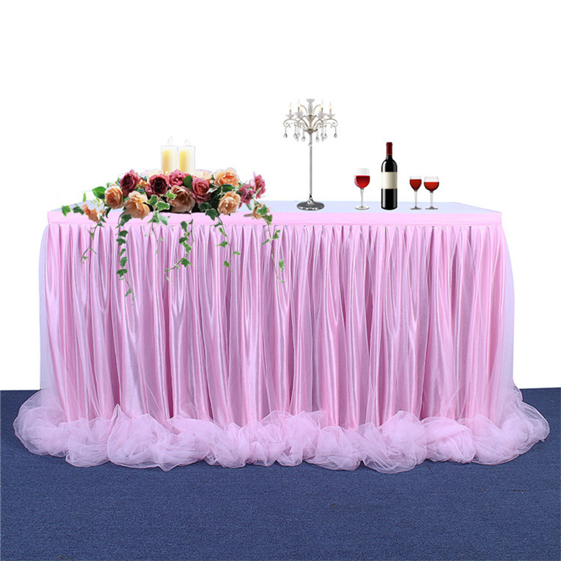 Purple table skirt is suitable - Desk Setup Girl 评论和价格