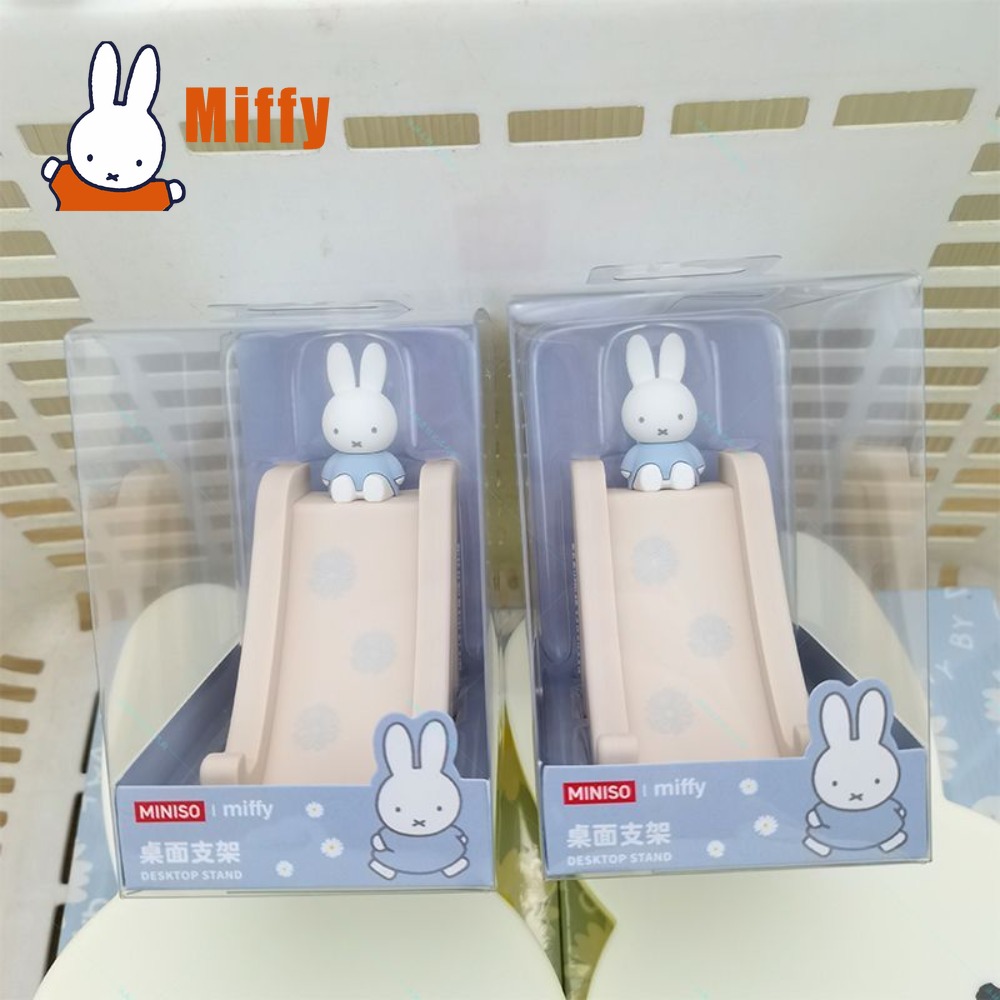 Kawaii Miffy Slide Phone Stand - Desk Setup Cute 评论和价格