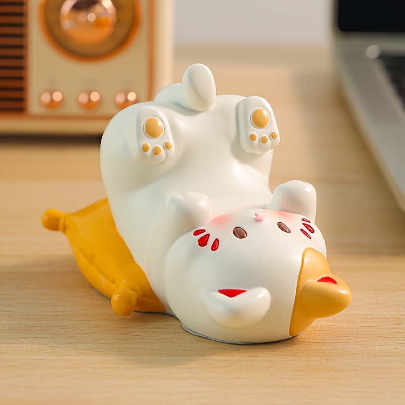 Charming Cat-Shaped Resin Phon - Desk Setup Cute 评论和价格