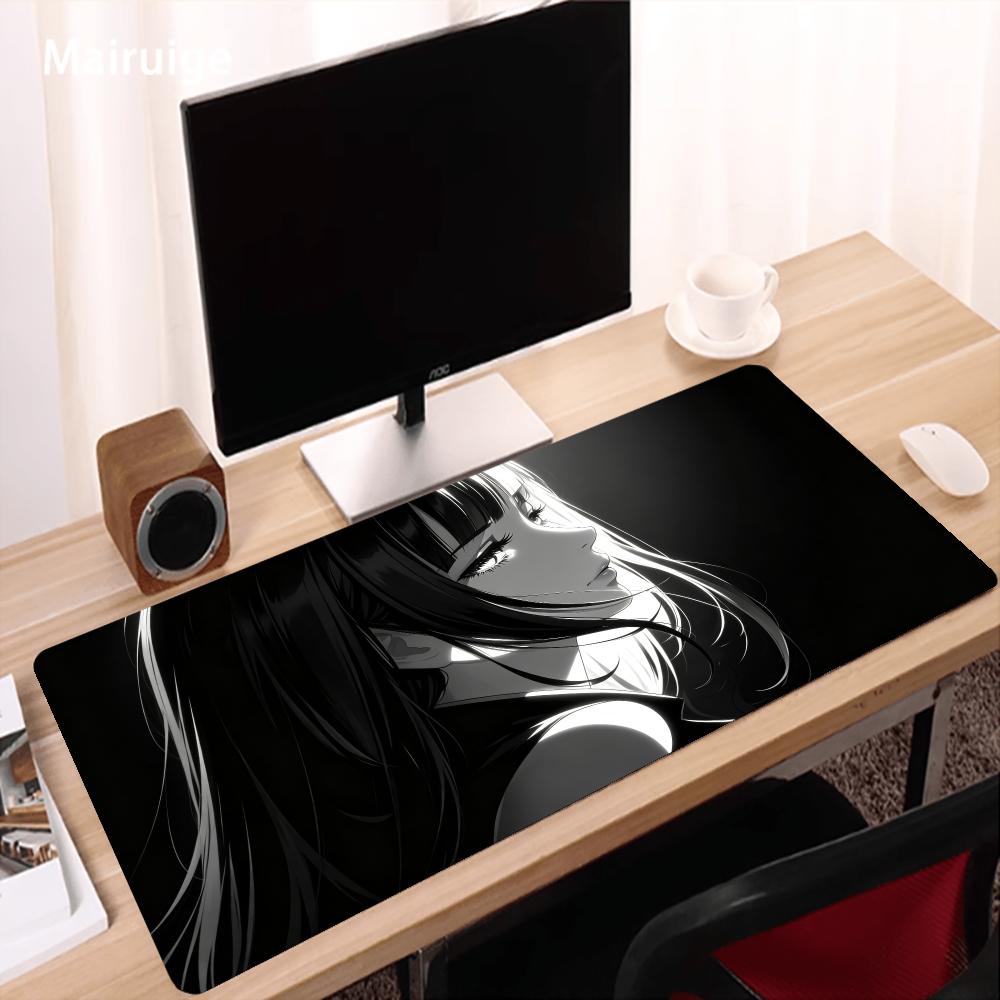 Dark Anime Girl Mouse Pad Desk - Desk Setup Gaming And Work 评论和价格