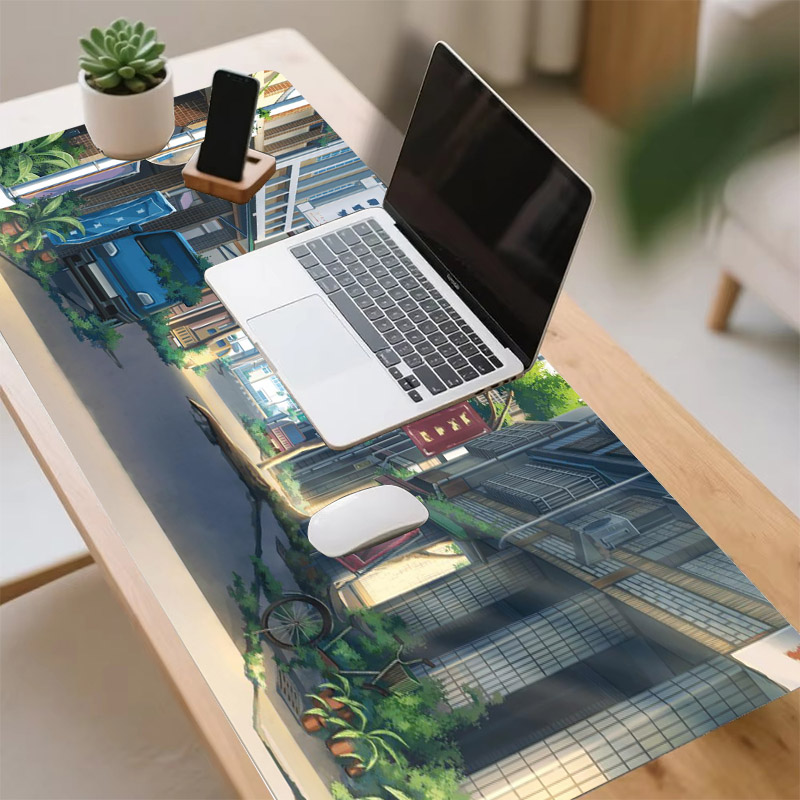 Large Gaming Mouse Pad Non-Sli - Desk View Setup 评论和价格