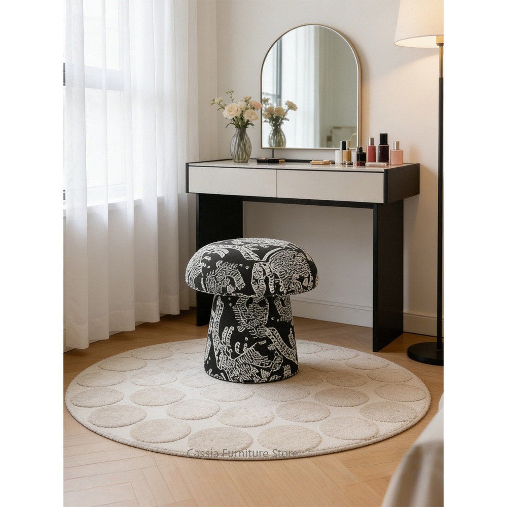 Mushroom Stool for Bedroom Van - Desk Setup Girl 评论和价格
