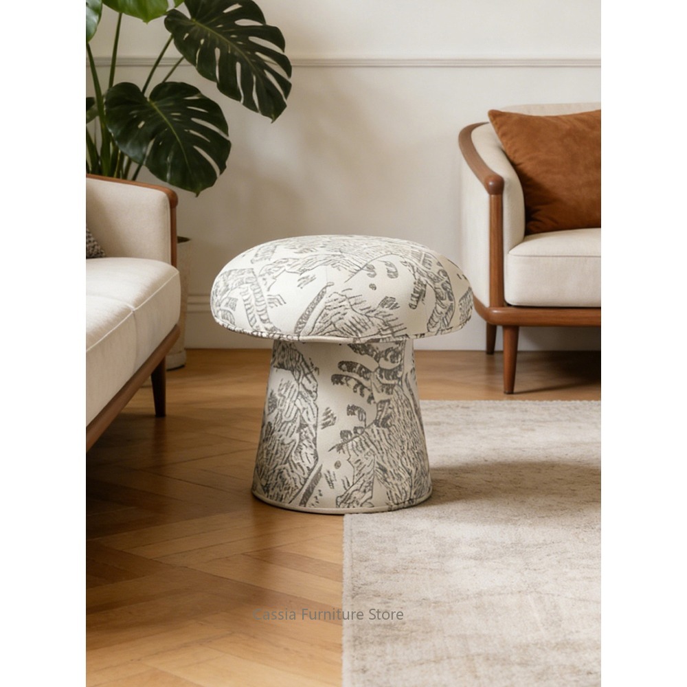 Mushroom Stool for Bedroom Van - Desk Setup Girl 评论和价格