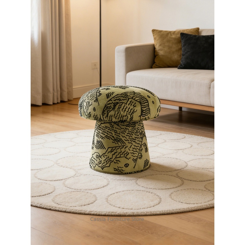 Mushroom Stool for Bedroom Van - Desk Setup Girl 评论和价格