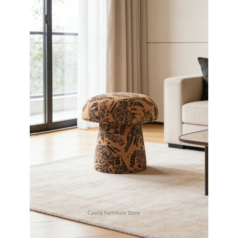 Mushroom Stool for Bedroom Van - Desk Setup Girl 评论和价格