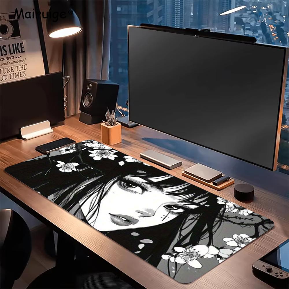Sakura Girl Extra Large Fabric - Desk Setup Gaming And Work 评论和价格