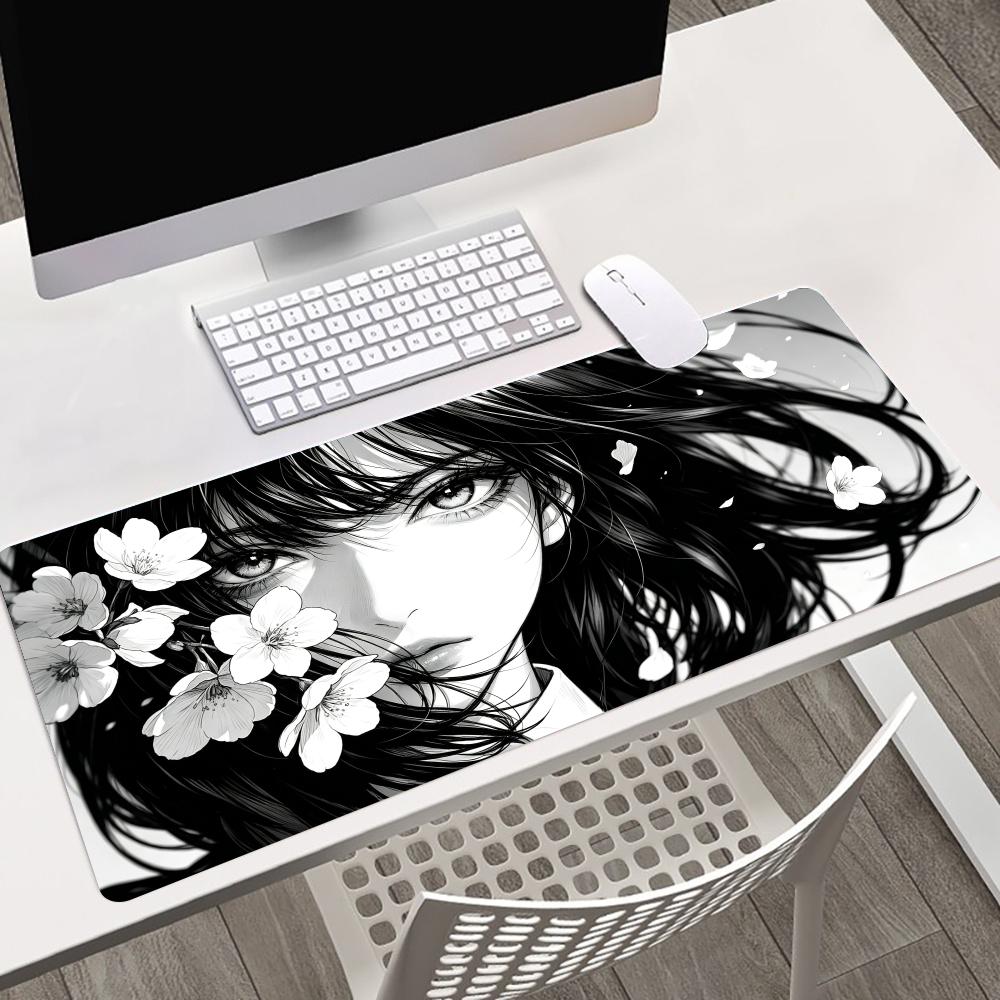Sakura Girl Extra Large Fabric - Desk Setup Gaming And Work 评论和价格