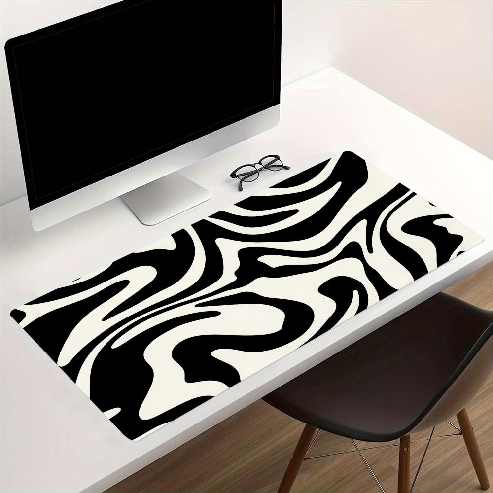 Modern Abstract Swirl Zebra Ar - Desk Setup Gaming And Work 评论和价格