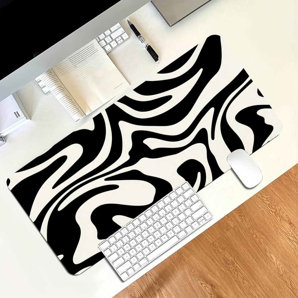 Modern Abstract Swirl Zebra Ar - Desk Setup Gaming And Work 评论和价格