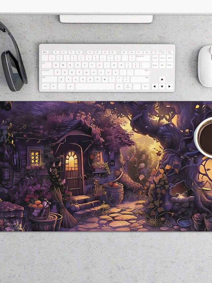 Large Gaming Mouse Pad With Fa - Desk Setup Gaming And Work 评论和价格