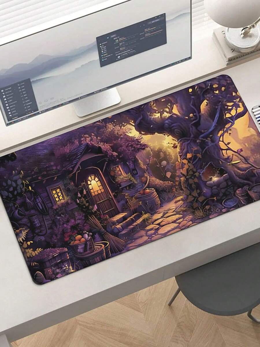 Large Gaming Mouse Pad With Fa - Desk Setup Gaming And Work 评论和价格