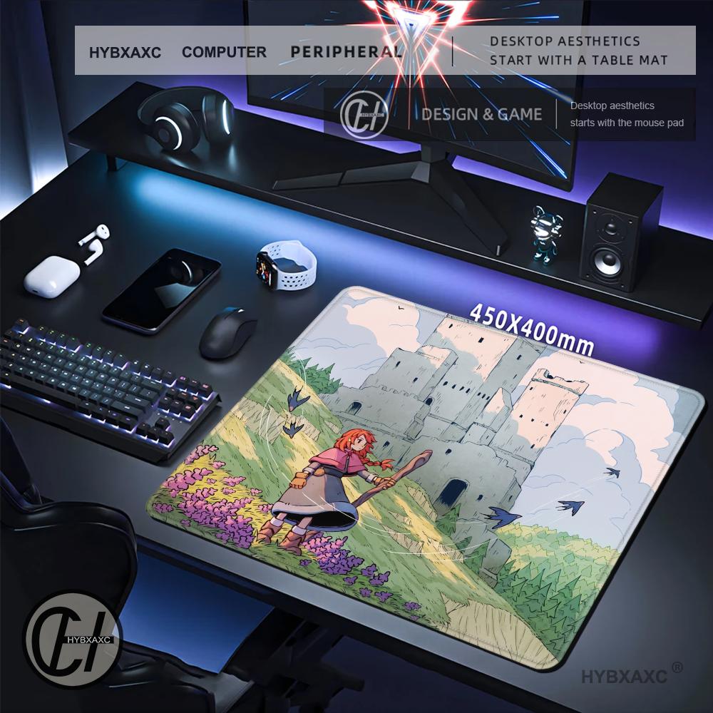 HYBXAXC Anime Castle Adventure - Desk Setup Gaming And Work 评论和价格