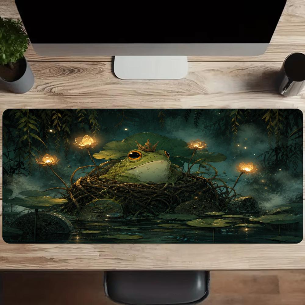Enchanted Frog Mouse Pad Desk  - Desk Setup Gaming And Work 评论和价格
