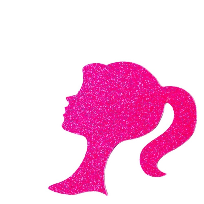Hot Pink Confetti Glitter Girl - Desk Setup Girl 评论和价格