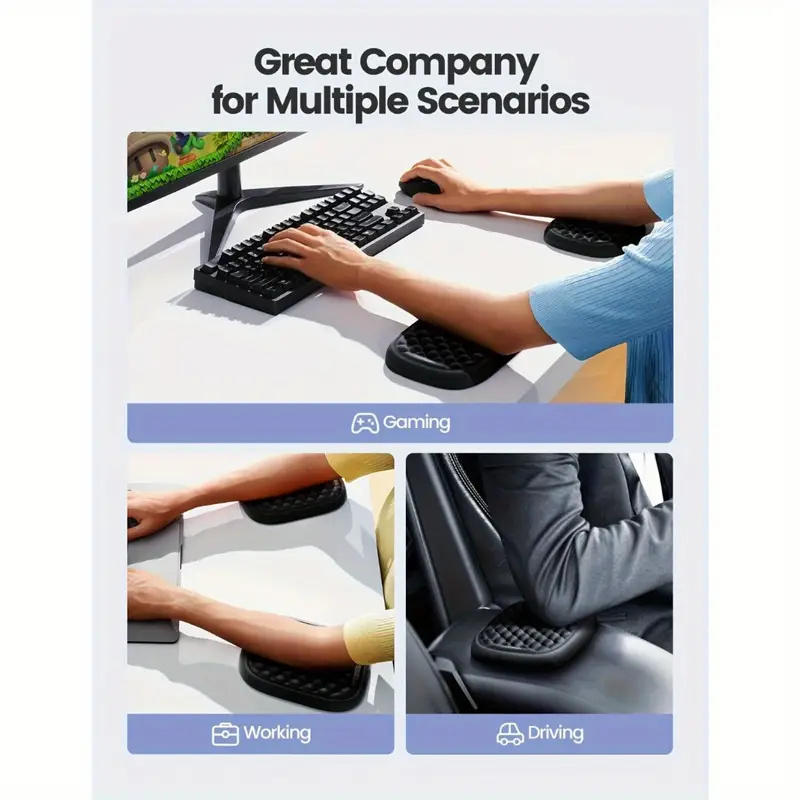 Memory Foam Ergonomic Wrist Su - Desk Setup Ergonomics 评论和价格