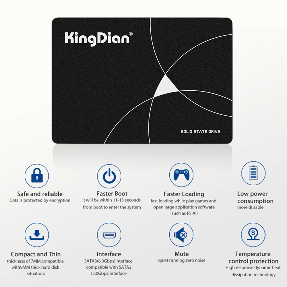 KingDian SSD 60GB 120GB 128GB  - Samsung Ssd Evo 870 评论和价格