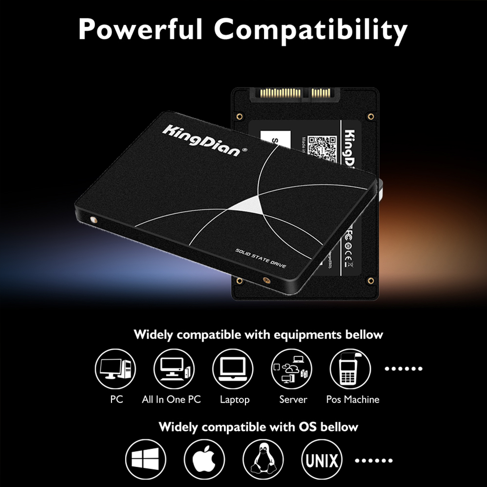 KingDian SSD 60GB 120GB 128GB  - Samsung Ssd Evo 870 评论和价格