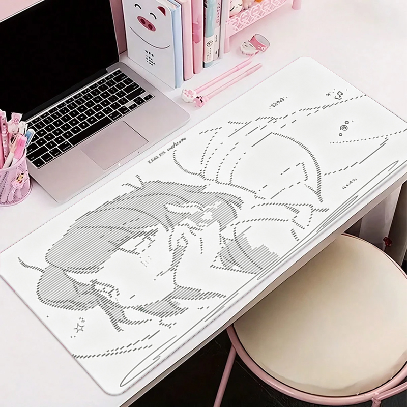 1Pcs Leather Mouse Pad Anime A - Desk Setup Cute 评论和价格