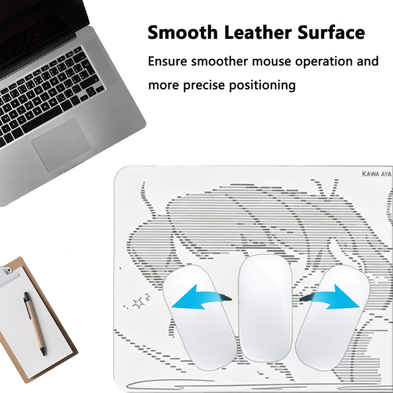 1Pcs Leather Mouse Pad Anime A - Desk Setup Cute 评论和价格